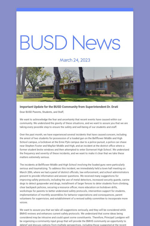 BUSD News