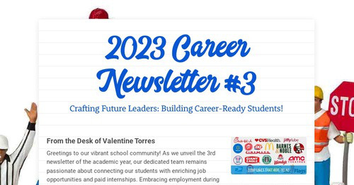 2023 Career Newsletter #3