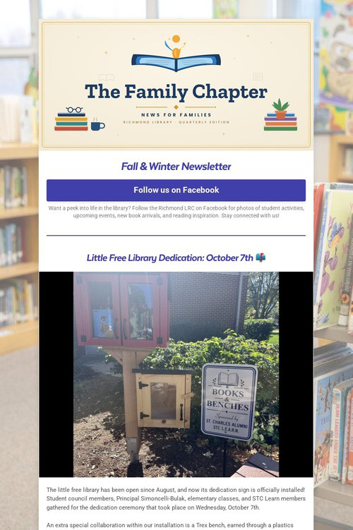 Richmond Family Fall Newsletter