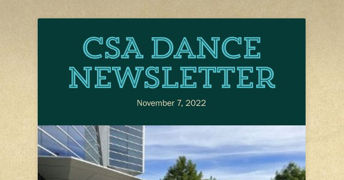 CSA Dance Newsletter