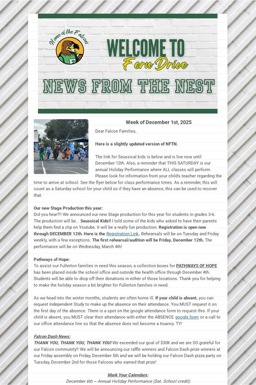 News From The Nest