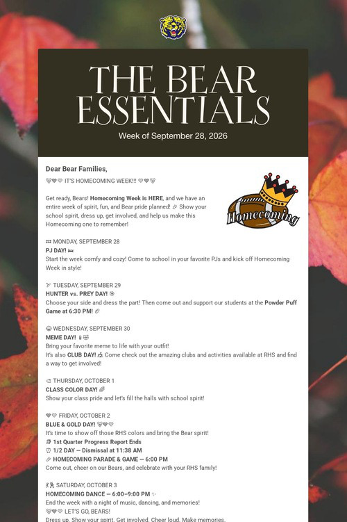THE BEAR ESSENTIALS