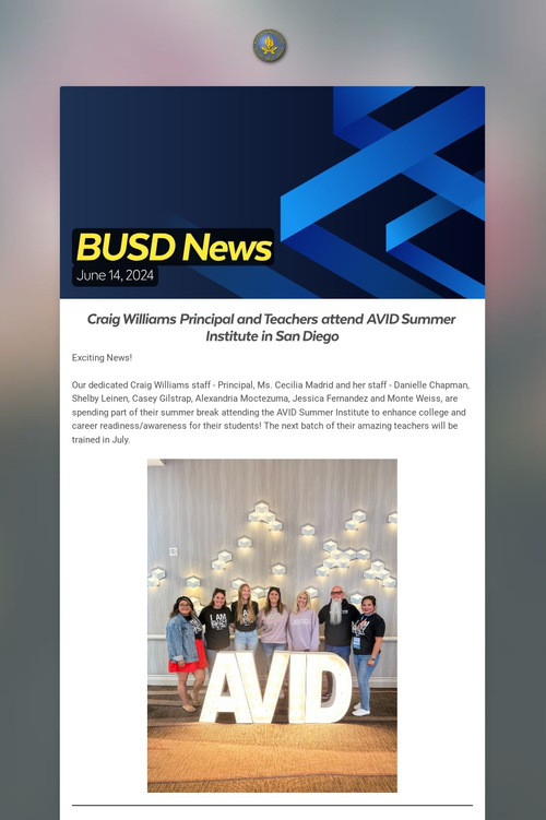 BUSD News