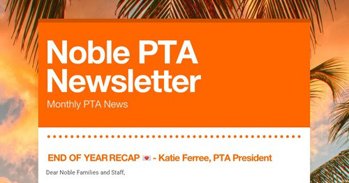 Noble PTA Newsletter