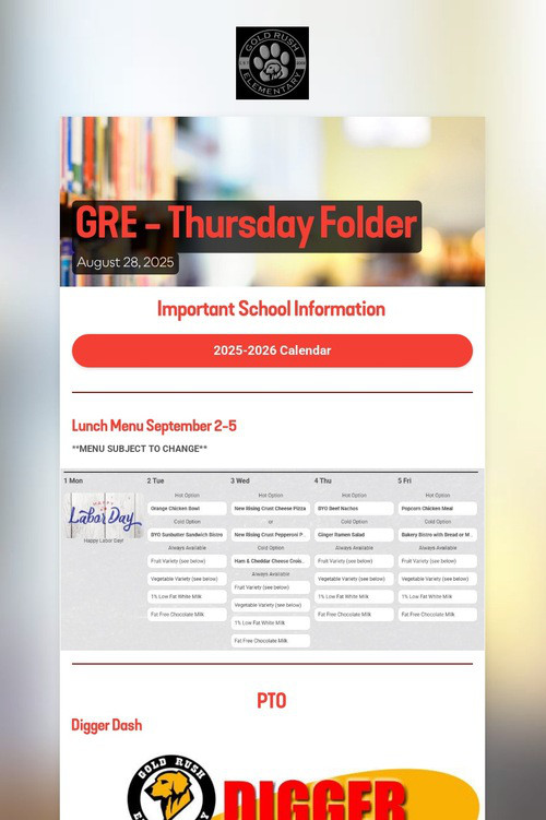 GRE - Thursday Folder