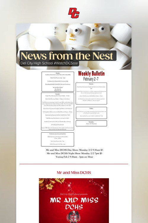 News from the Nest