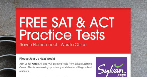 FREE SAT & ACT Practice Tests | Smore Newsletters