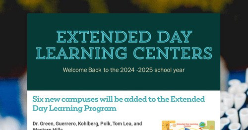 Extended Day Learning Centers