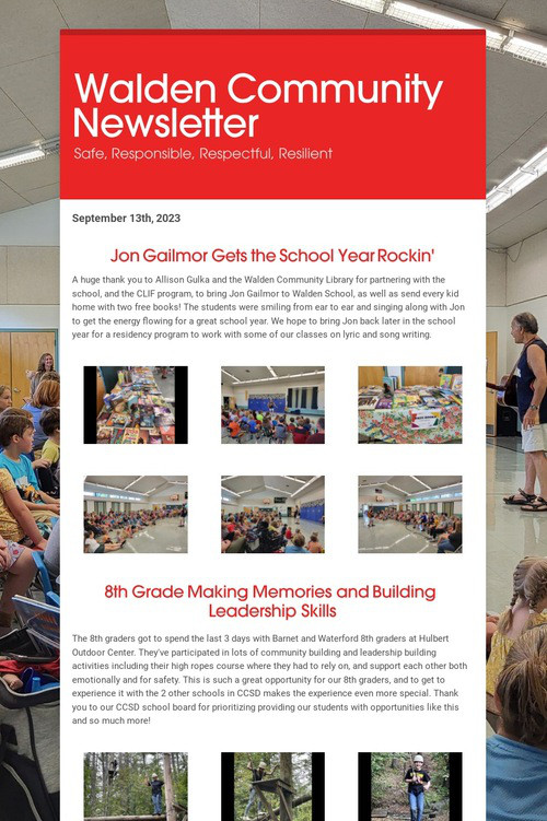 Walden Community Newsletter