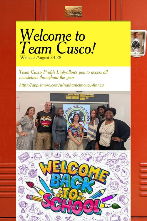 Welcome to Team Cusco!