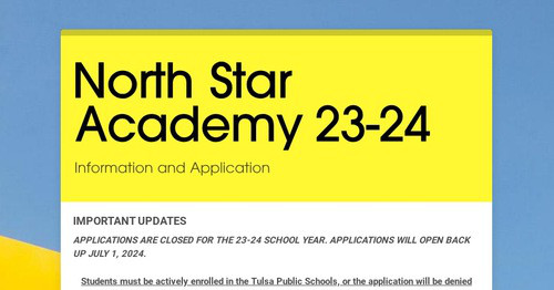 North Star Academy 23 24 Smore Newsletters North Star Academy 23 24 Smore Newsletters