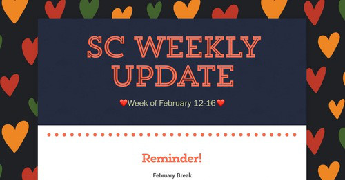 SC Weekly Update