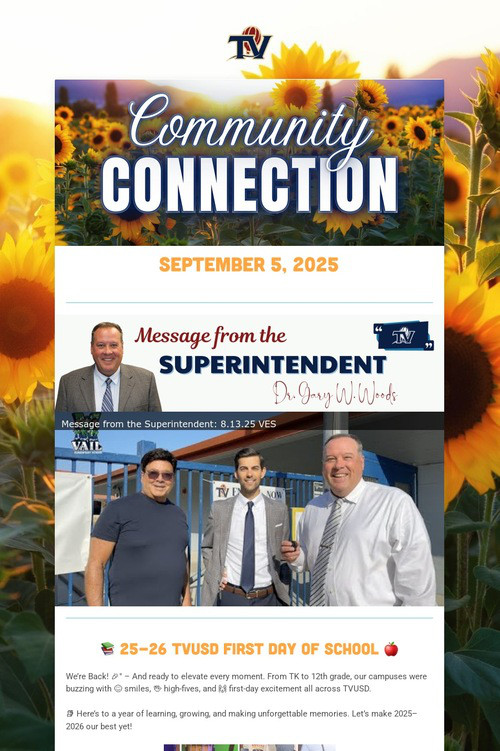 TVUSD COMMUNITY CONNECTION