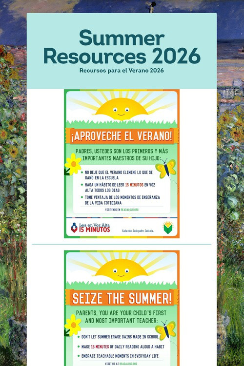 Summer Resources 2026