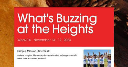 What's Buzzing at the Heights