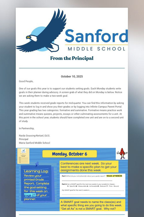 Sanford Family Newsletter
