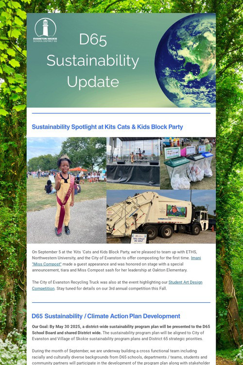 D65 Sustainability Update: Sept '24