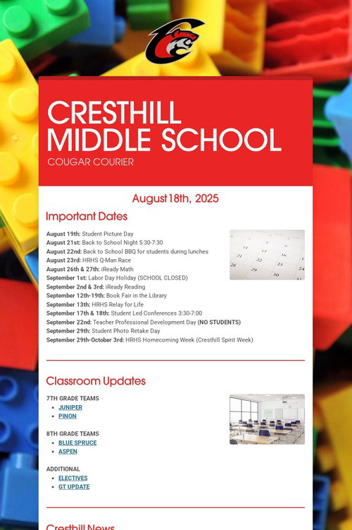 CRESTHILL MIDDLE SCHOOL