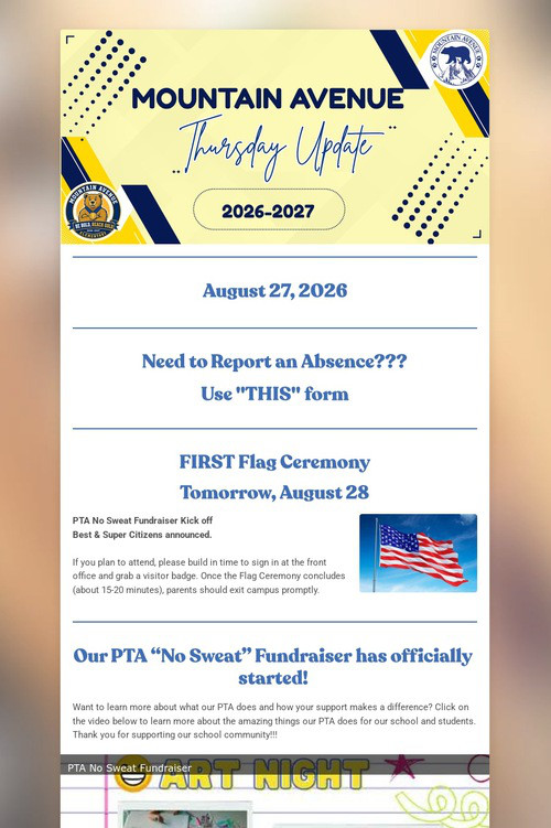 Mountain Avenue Thursday Update