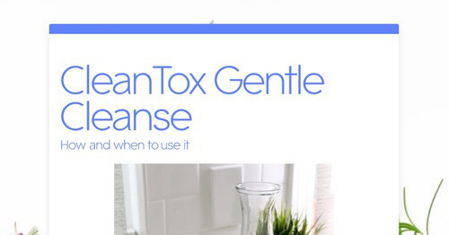 CleanTox Gentle Cleanse