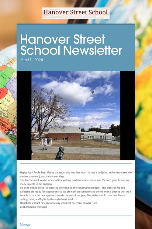 Hanover Street School Newsletter