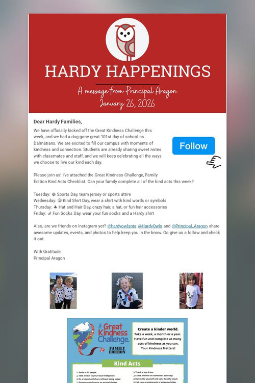 Hardy Happenings
