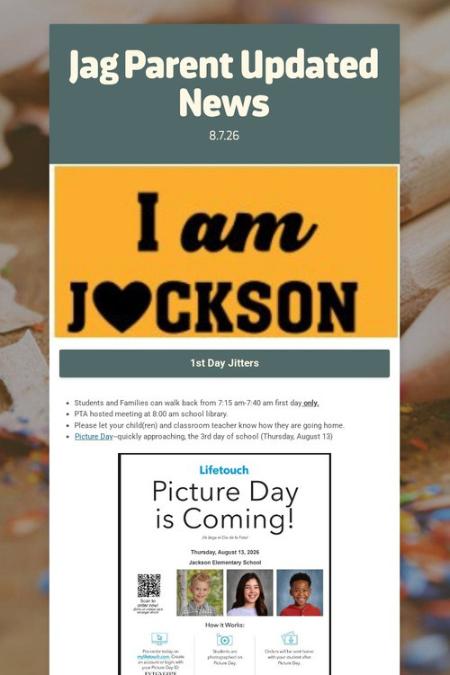 Jag Parent Updated News
