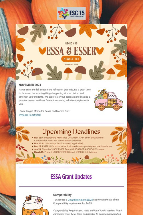 ESSA/ESSER Newsletter