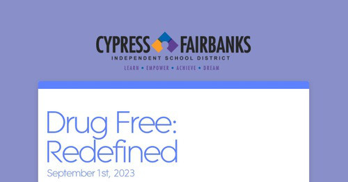 Drug Free: Redefined