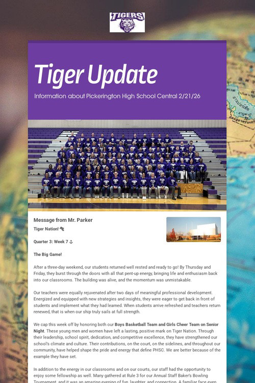 Tiger Update