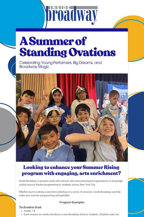A Summer of Standing Ovations