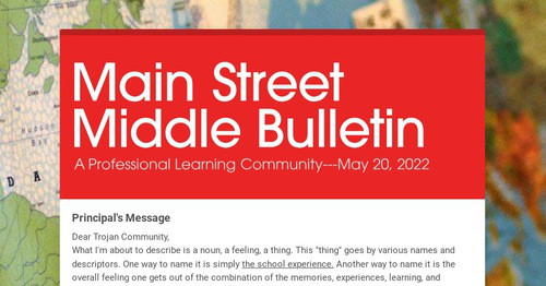 Main Street Middle Bulletin