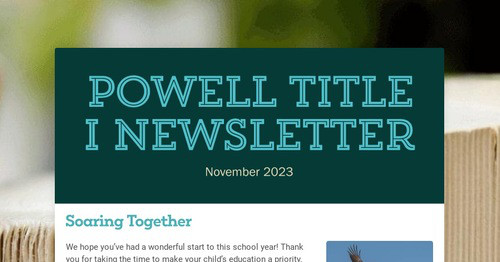 Powell Title I Newsletter