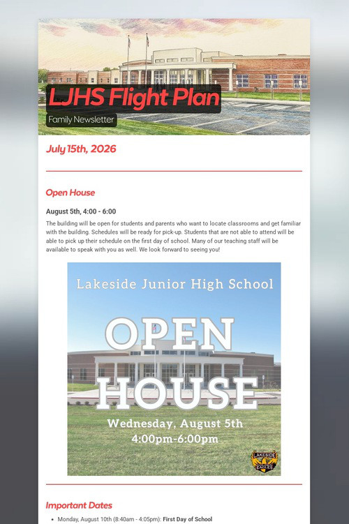 LJHS Flight Plan