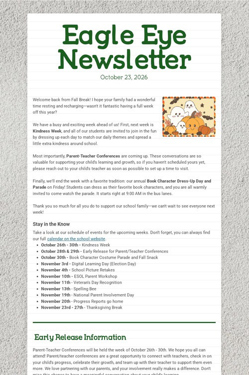 Eagle Eye Newsletter