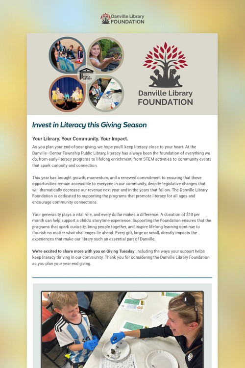 Giving Season: Invest in Literacy