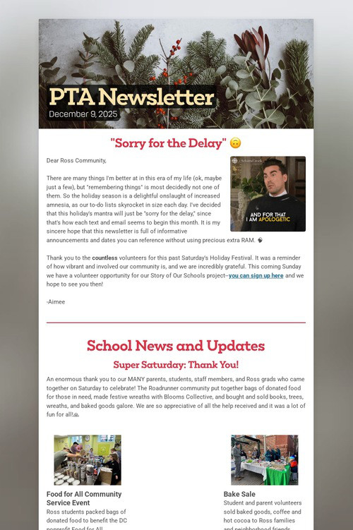 PTA Newsletter