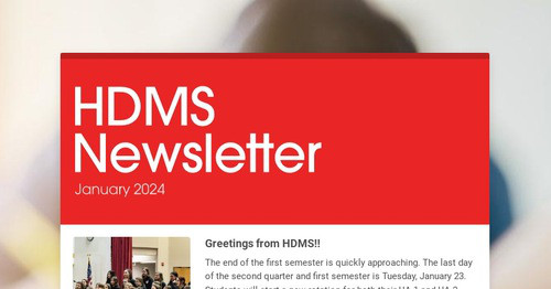 HDMS Newsletter