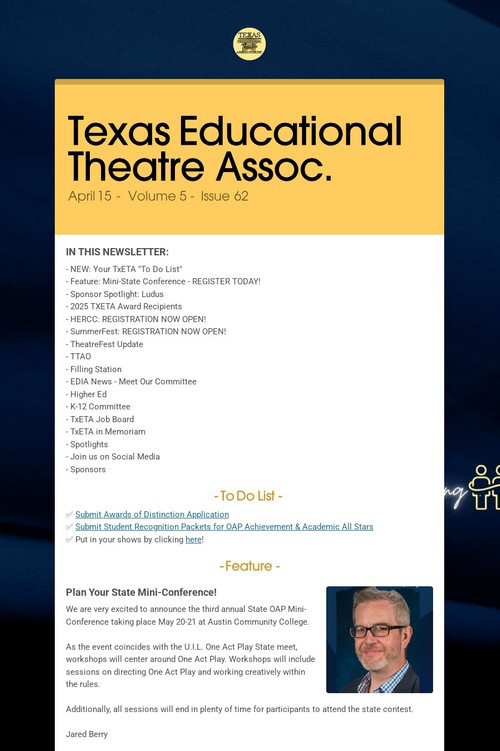 Texas Educational Theatre Assoc.