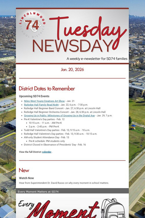 Tuesday Newsday