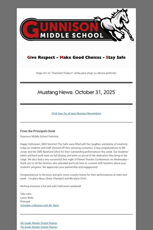 Mustang News - October 31, 2025