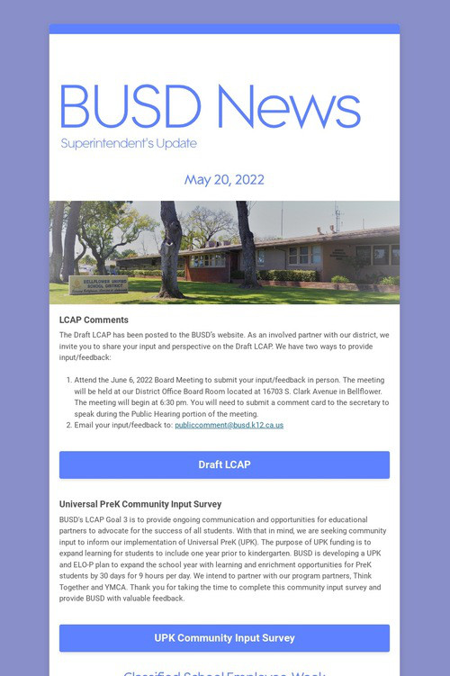 BUSD News