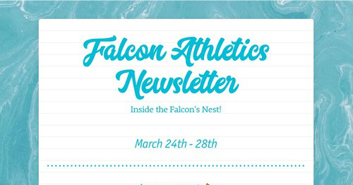 Falcon Athletics Newsletter