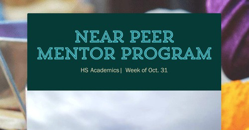 Near Peer Mentor Program