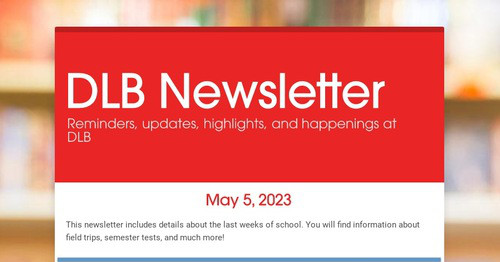 DLB Newsletter