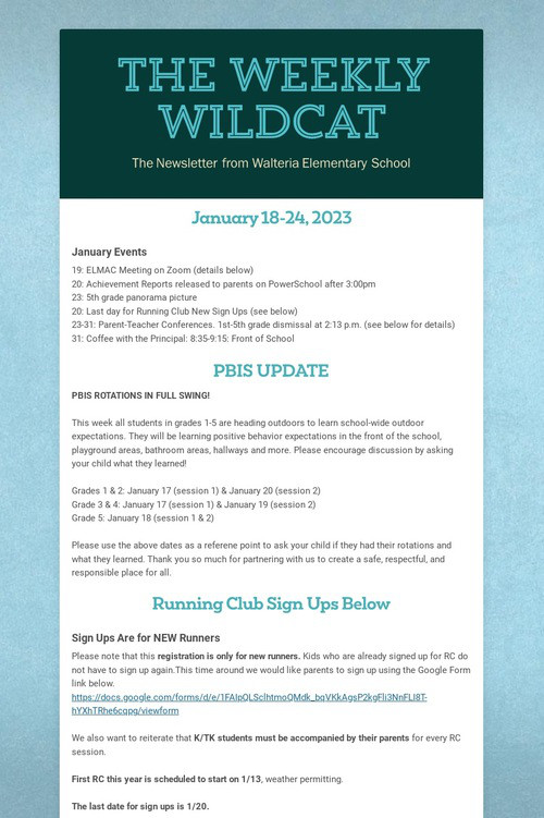 The Weekly Wildcat