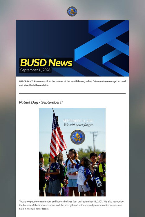 BUSD News
