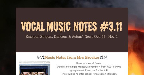 Vocal Music Notes #3.11