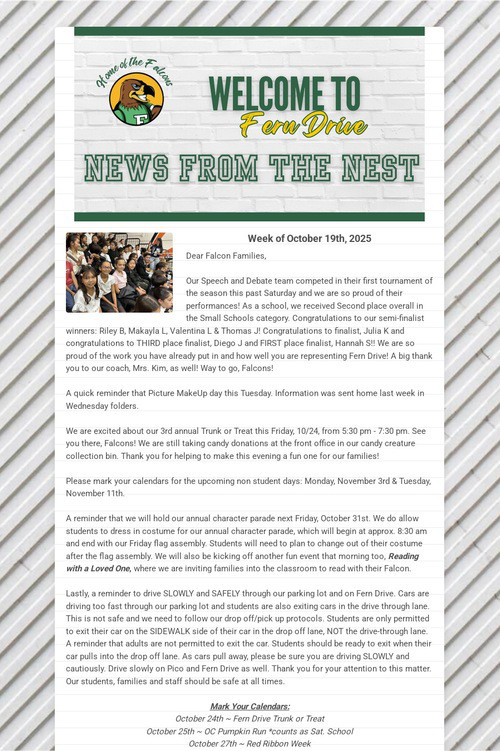 News From The Nest