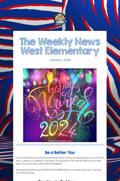 The Weekly News West Elementary